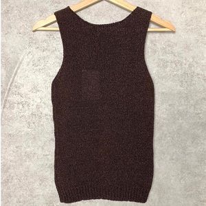 Haut Femme Theory 'Merletto Scoop Shell' - Taille L - Neuf Avec étiquettes - Couleur Or